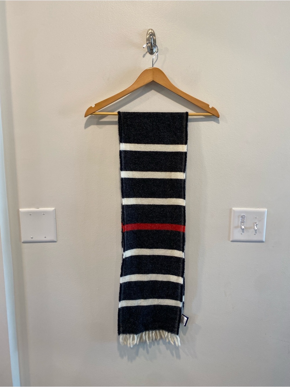 Fairbault woolen mill Co 100% pure wool scarf heritage fisherman outdoors